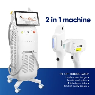 2 در 1 IPL OPT+DIODE LASER MACHINETURE